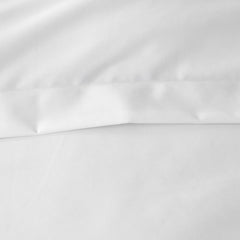 Double Border Premium Smooth Supima® Cotton Wrinkle-Free Sateen Duvet Cover - Ivory, King/Cal. King