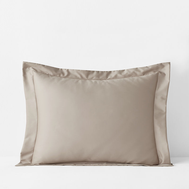 Premium Smooth Supima® Cotton Wrinkle-Free Sateen Sham - Light Birch, King