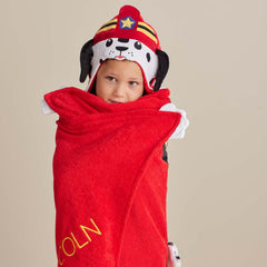 Hooded Towel - Firehouse Dog