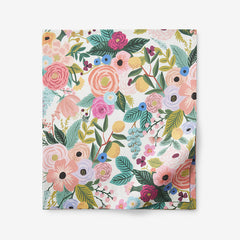 Garden Party Classic Cool Cotton Percale Flat Bed Sheet - Multi, Queen