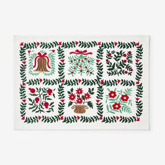 Christmastide Placemats, Set of 4 - Ivory