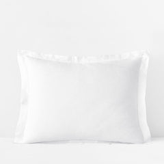 Premium Breathable Relaxed Linen Sham - White, King