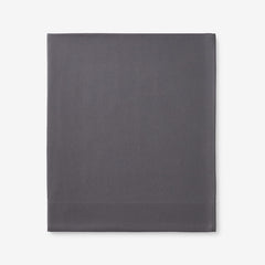 Classic Ultra-Cozy Cotton Velvet Flannel Flat Bed Sheet - Stone Gray, King/Cal. King