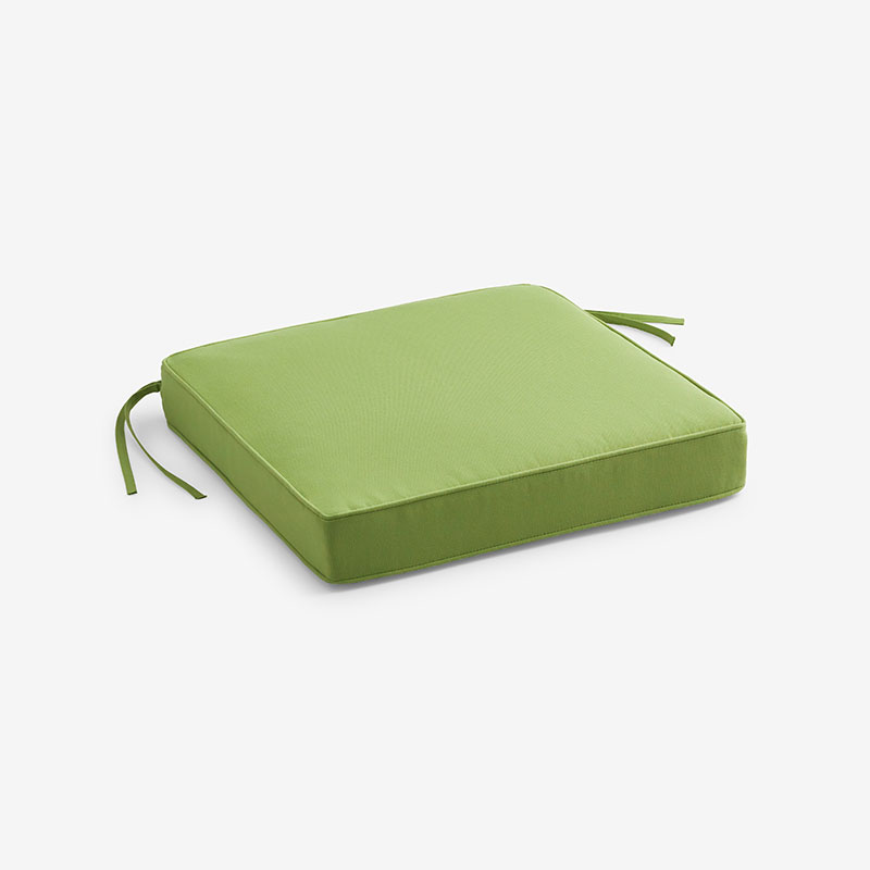 Replacement Boxed Edge Chair Cushion - Ginkgo, 16 in. x 15 in.