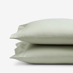 Classic Smooth Wrinkle-Free Sateen Pillowcase Set - Laurel Green, King