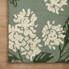 Joie Wool Rug - Hydrangea Sage, 3' 6" x 5' 6"