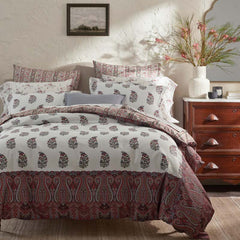 Aadrika Premium Smooth Sateen Sham - Burgundy, Euro