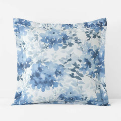 Floral Grove Premium Smooth Wrinkle-Free Sateen Sham - Dusty Blue, Euro
