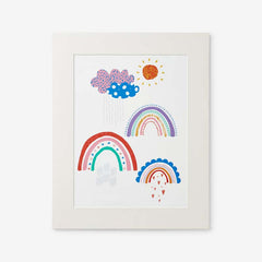 Magical Rainbows Wall Art - Pink