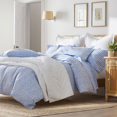 Serene Floral Classic Cool Percale Sham - Ditsy, Euro