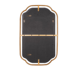 Gilded Floating Frame Wall Mirror - Gold, OS