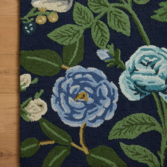 Highgrove Wool Rug - Navy, 2' 3" x 3' 9"