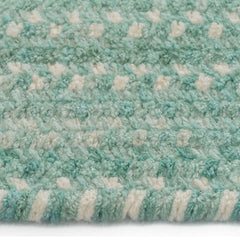 Bambini Braided Chenille Rug - Aqua, 4' x 6'