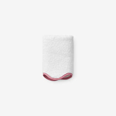 Scalloped Edge Washcloth - Pink