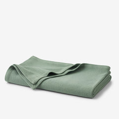 Cotton Weave Blanket - Thyme, King/Cal. King