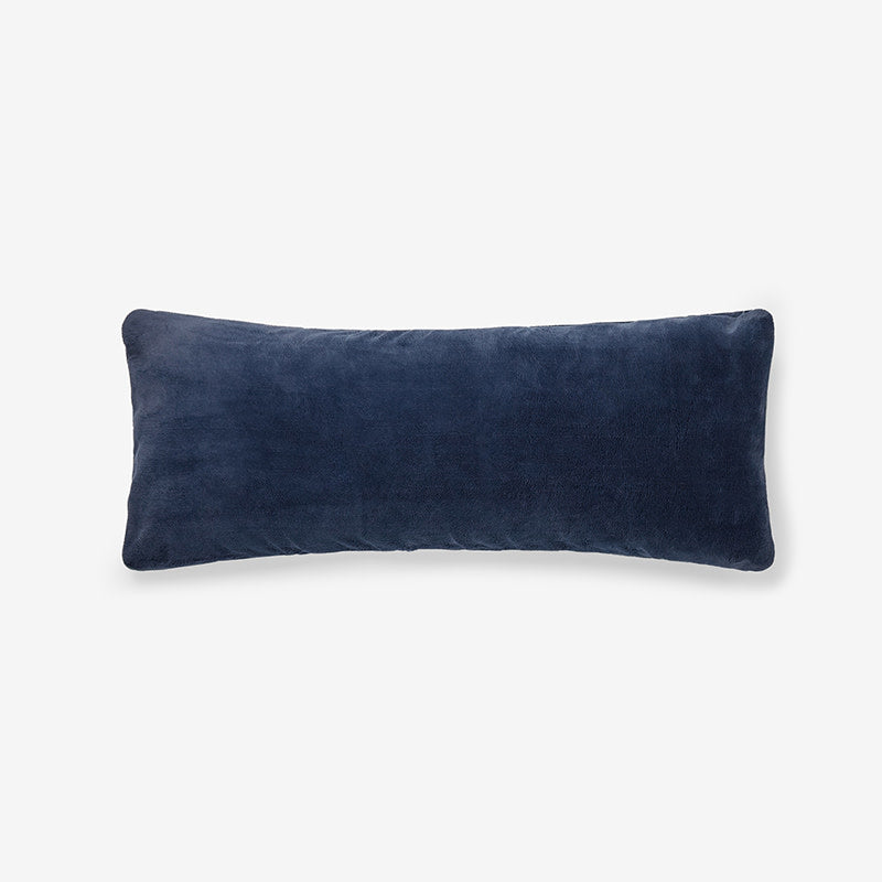 Decorative Lumbar Pillow Cover - Navy, 14 in. x 40 in.