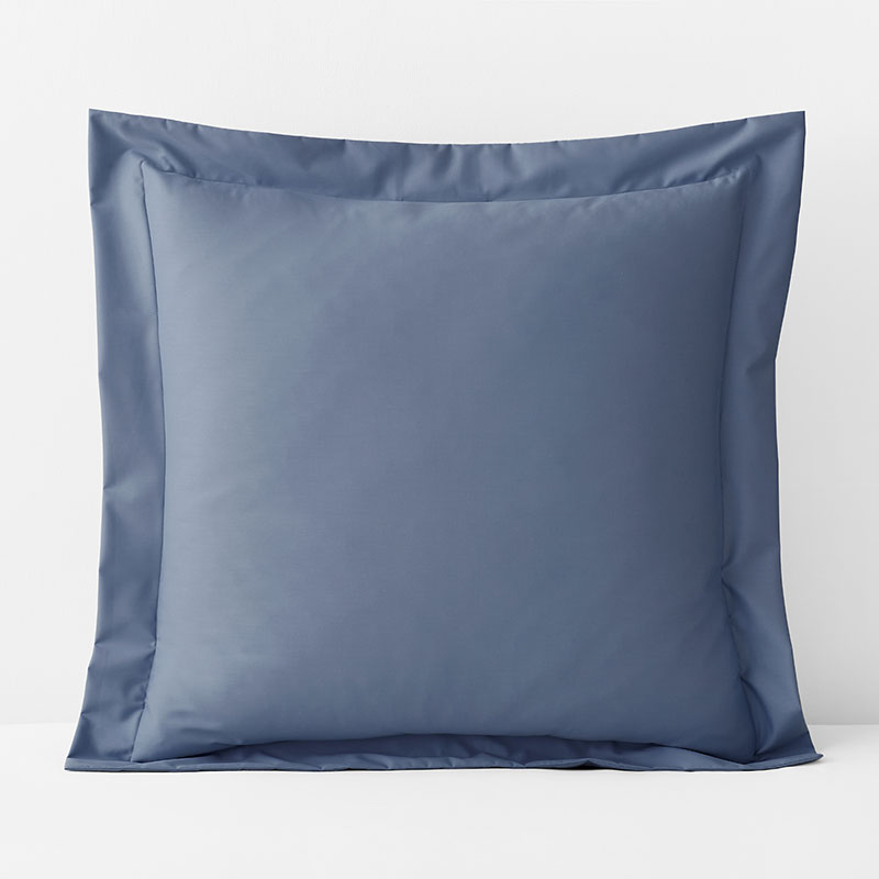 Classic Smooth Wrinkle-Free Sateen Sham - Infinity Blue, Euro