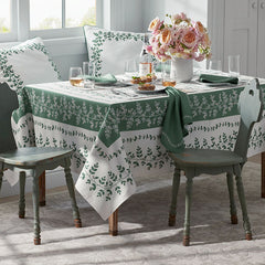 Climbing Vines Tablecloth - Green, 70 in. x 120 in.