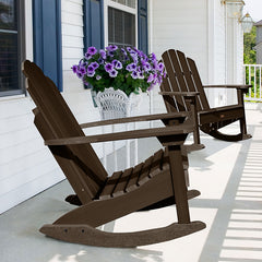 Adirondack Rocking Chair - Bark