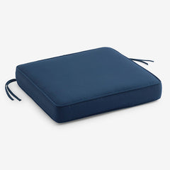 Replacement Boxed Edge Chair Cushion - Sapphire, 20 in. x 20 in.
