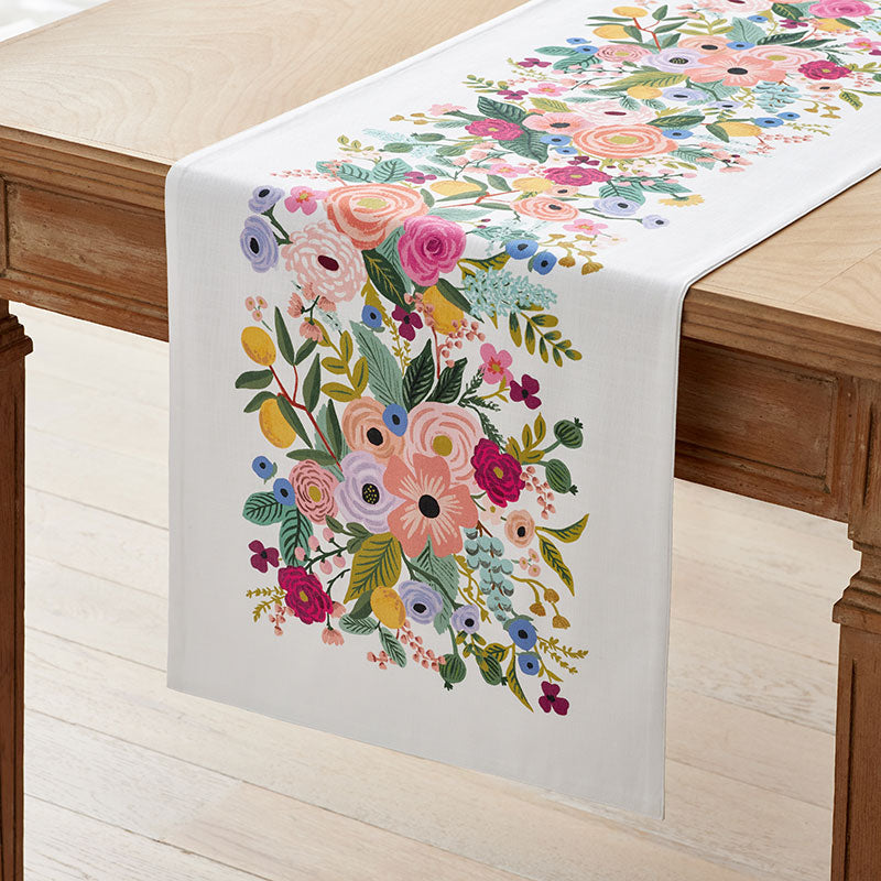 Garden Party Table Runner - Pink, 16 in. x 90 in.