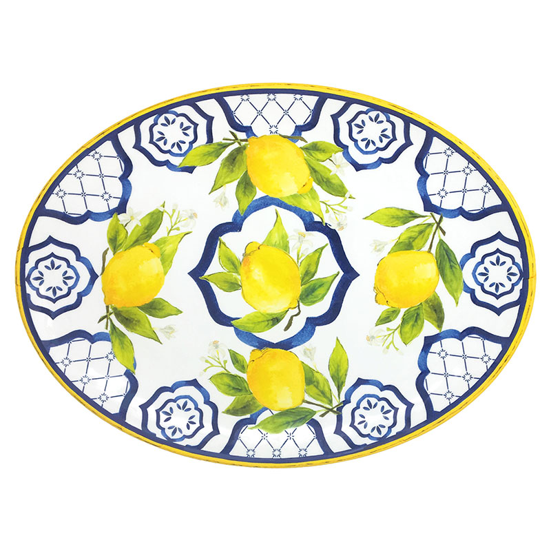 Palermo Melamine Oval Serving Platter