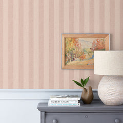 Ava Removable Wallpaper - Stripe Clay, Panel