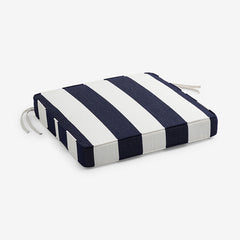 Replacement Boxed Edge Chair Cushion - Cabana Midnight, 18 in. x 18 in.