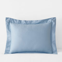 Classic Smooth Sateen Solid Sham - Light Blue, Standard