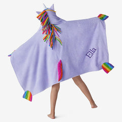 Hooded Towel - Unicorn Lilac
