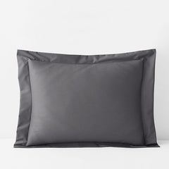 Classic Smooth Wrinkle-Free Sateen Sham - Stone Gray, King