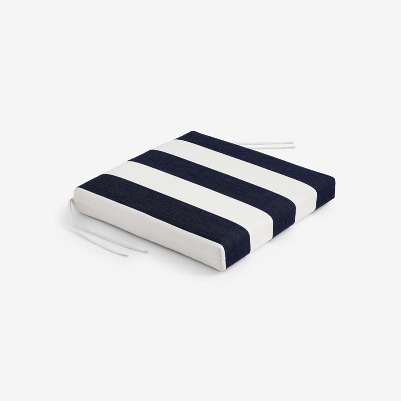 Replacement Knife Edge Chair Cushion - Cabana Midnight, 18 in. x 18 in.