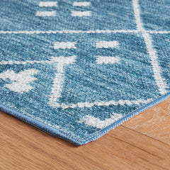Kota Washable Rug - Indigo, 4' x 6'