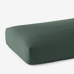 Premium Smooth Supima® Cotton Wrinkle-Free Sateen Fitted Bed Sheet - Olive Green, King