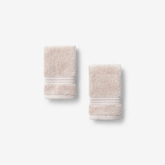 Cotton & TENCEL™ Lyocell Washcloths, Set of 2 - Blush