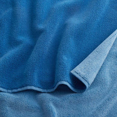 Reversible Solid Bath Towel - Blue