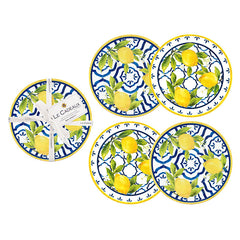 Palermo Melamine Appetizer Plates, Set of 4