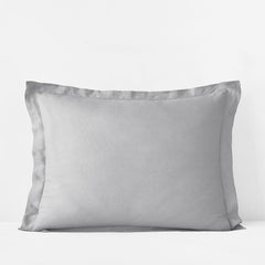 Premium Breathable Relaxed Linen Sham - Gray, King