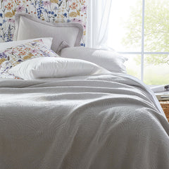 Hillcrest Cotton Matelassé Sham - Cloud