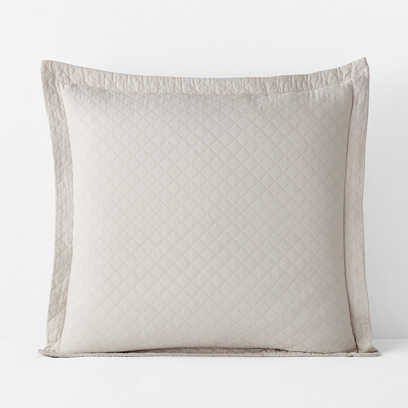 Norfolk Premium Smooth Egyptian Cotton Sateen Sham - Taupe, Euro