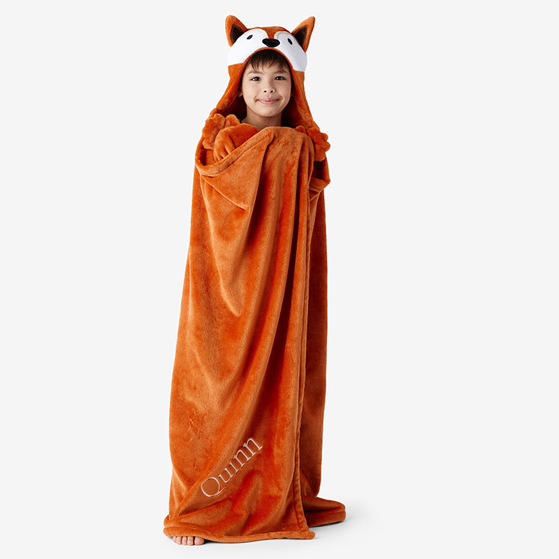 Plush Character Throw - Fox