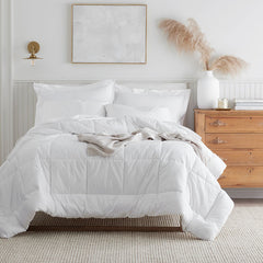 Classic Cool Cotton Percale Comforter - White, Twin/Twin XL