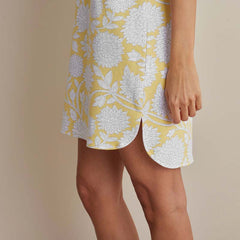 Printed Pima Cotton Women's Nightgown - Avignon, XL