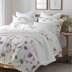 Premium Smooth Cotton Sateen Solid Quilt - White, Full/Queen