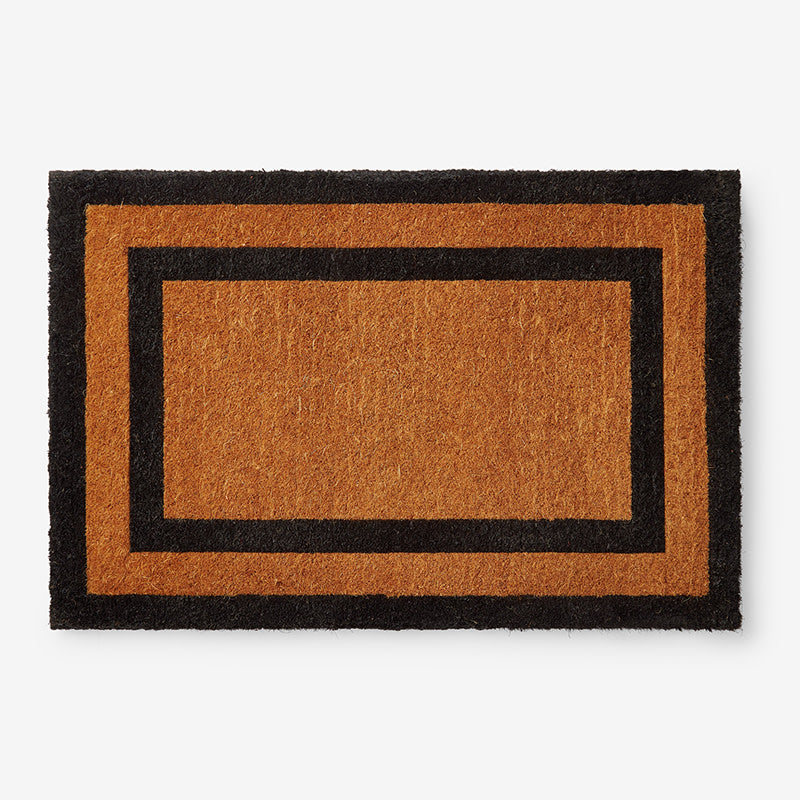 Border Coir Doormat - Black, 24 in. x 36 in.
