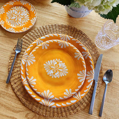 Paloma Salad Plates, Set of 4 - Orange