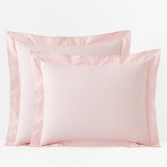 Classic Cool Organic Cotton Percale Solid Sham - Petal Pink, Standard