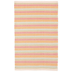 Candy Stripe Handwoven Indoor/Outdoor Rug - Pink Multi, 2' x 3'