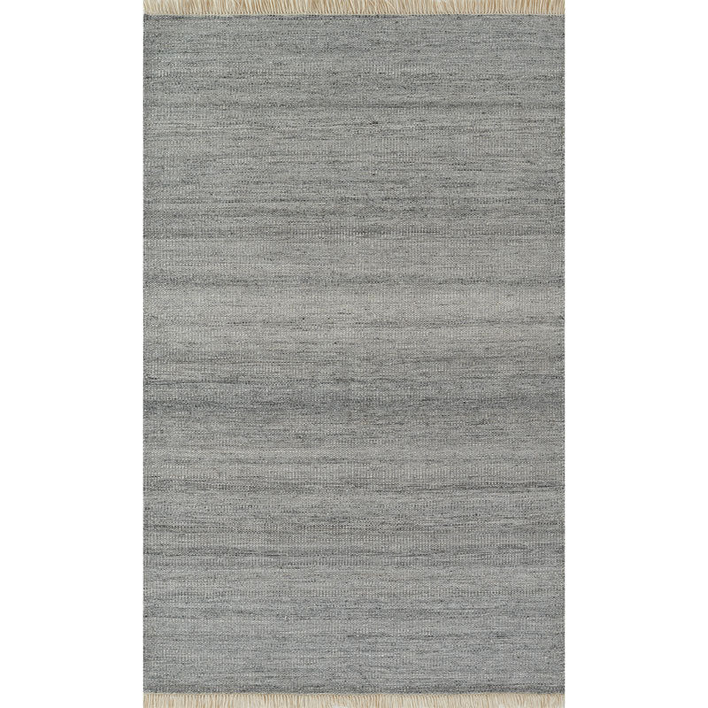 Handwoven Textured Performance Rug - Silver, 8' x 10'