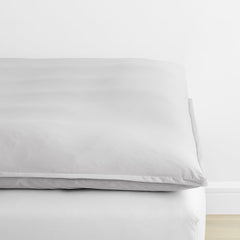 Classic Smooth Wrinkle-Free Sateen Mattress Topper Cover - Gray Mist, Full